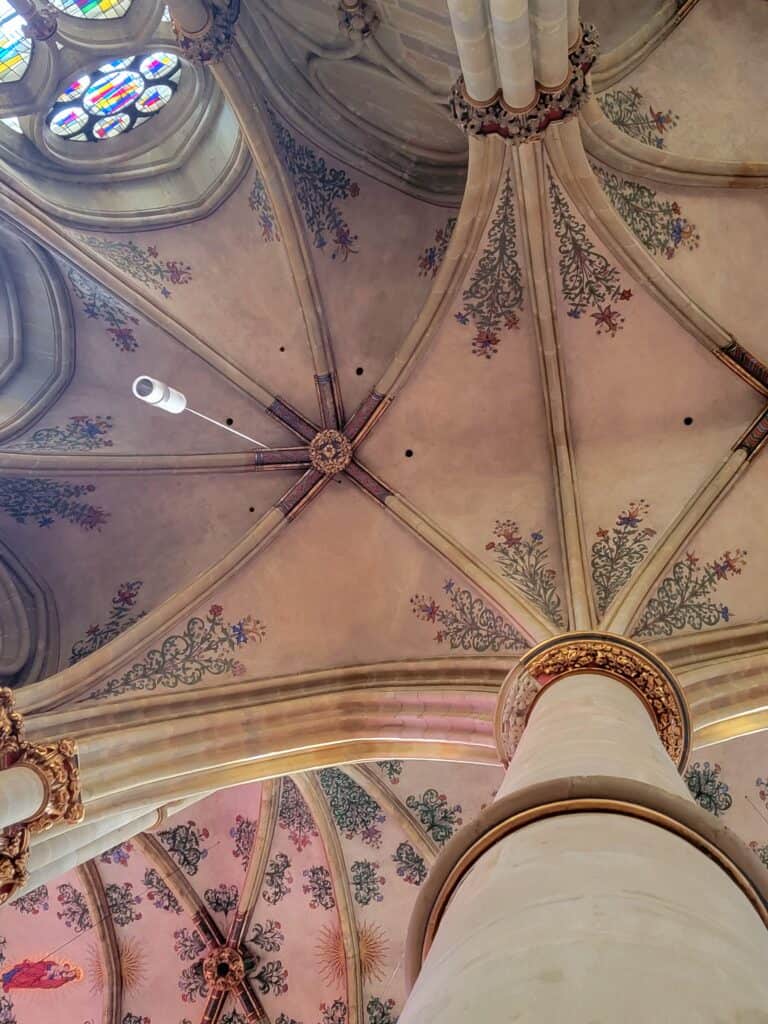 The painted ceiling of the Church of Our Lady Trier