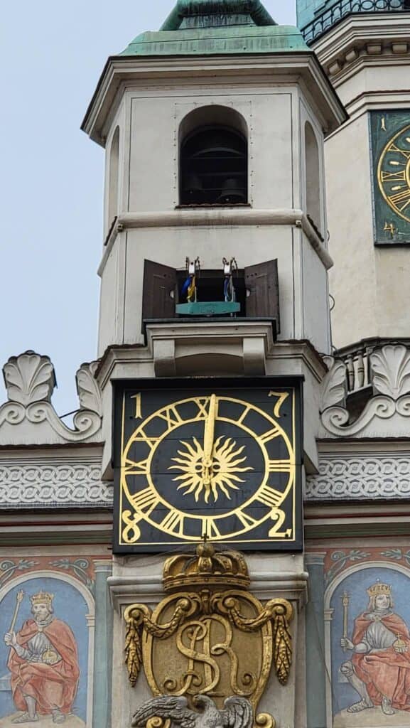 The goats make an appearance in the goat clock of Poznań