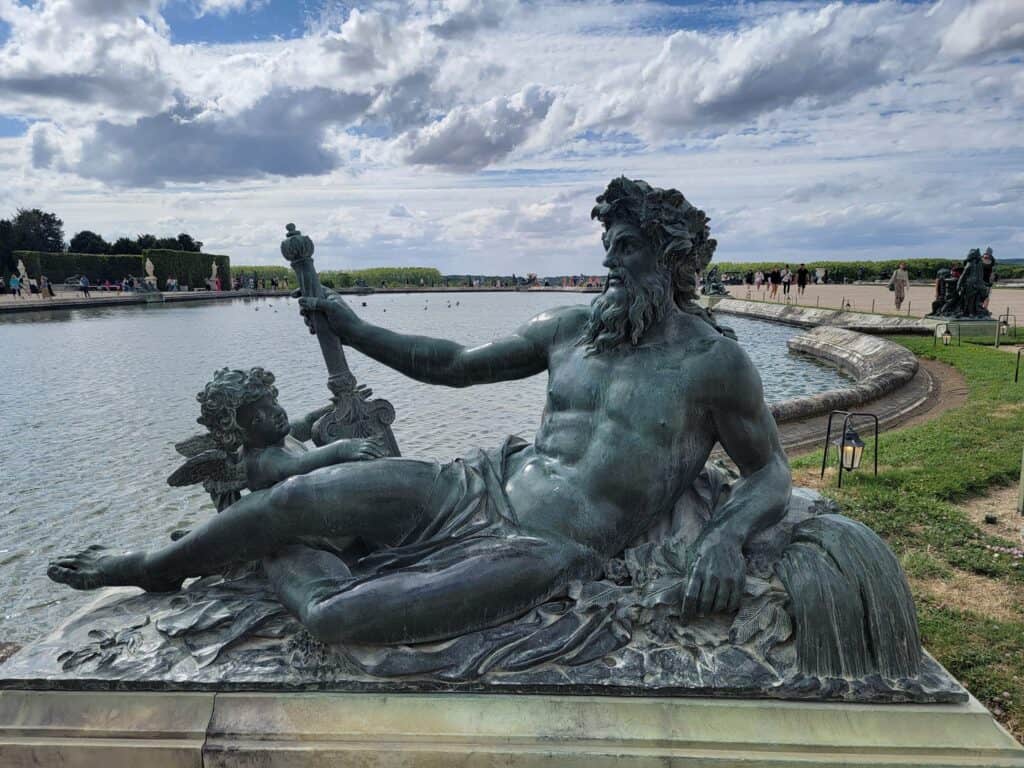 Fountain sculpture at Versailles