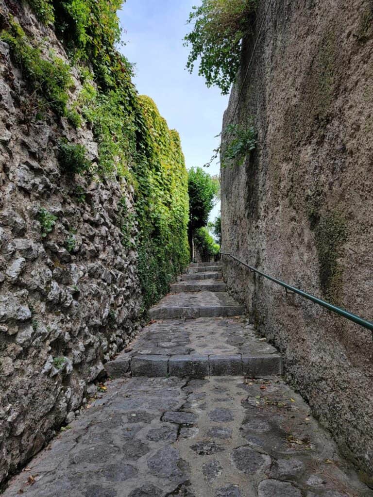 The walkway to Villa Amore in Ravello