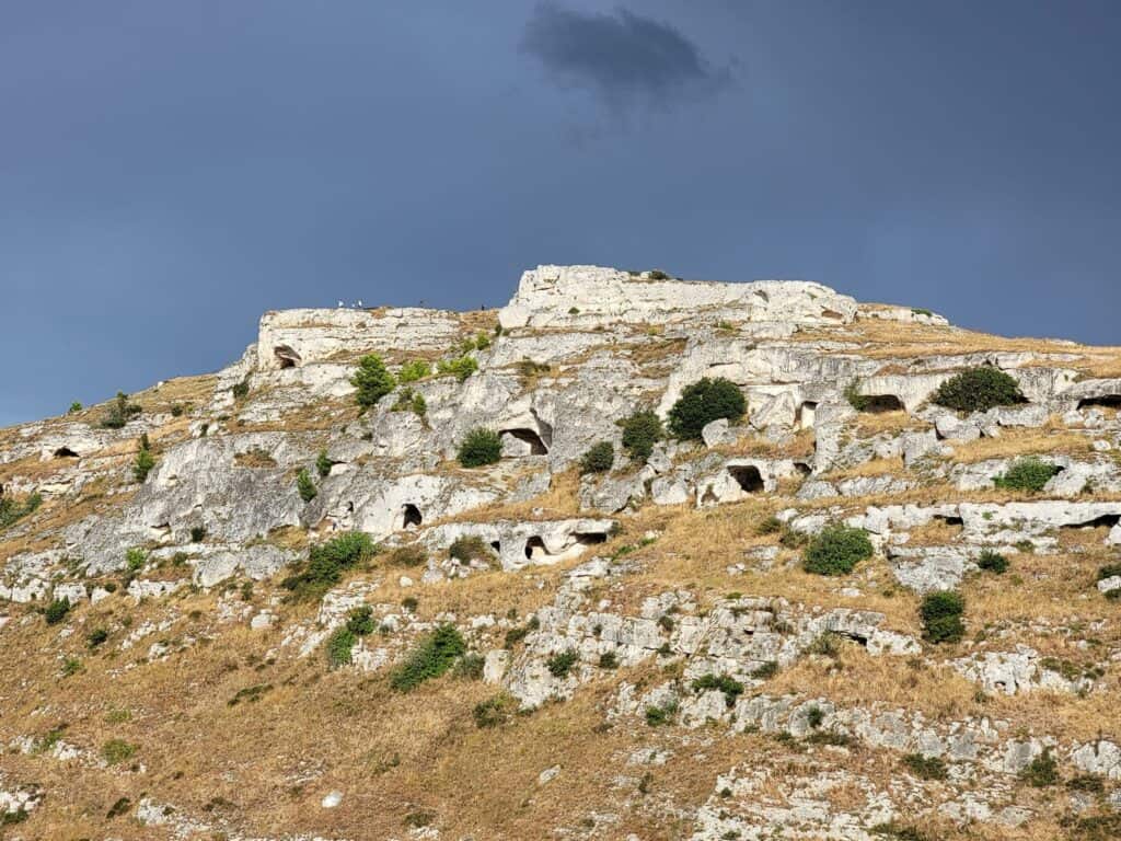 Matera, the oldest city in Italy had its beginnings in sandstone caves carved in the cliffs