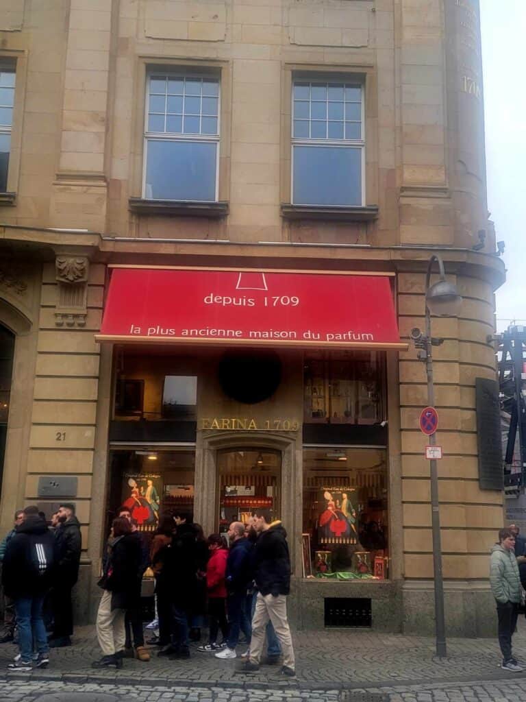 The front of the Farina-Haus fragrance museum in Cologne