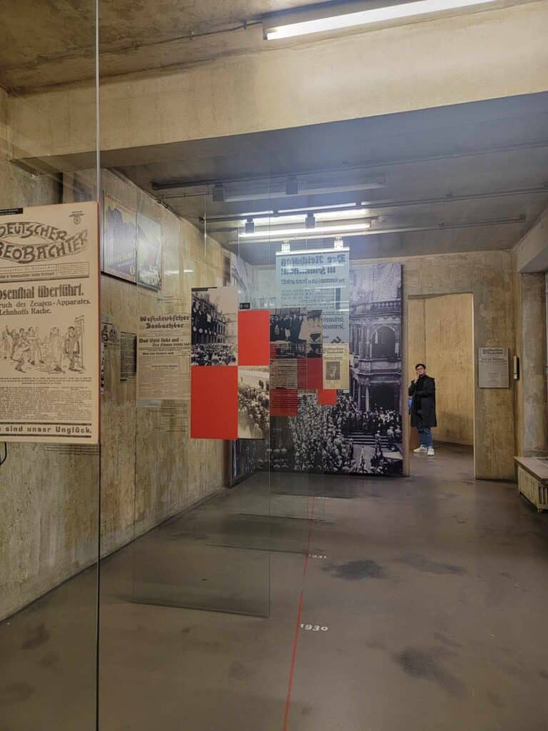 Historical displays in the documentation center