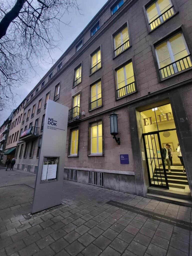 The front of the National Socialist Documentation Center in Cologne