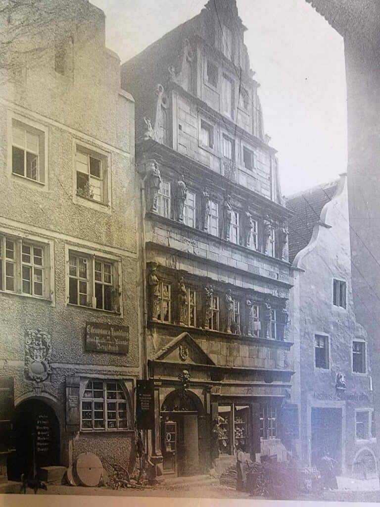 Historical photo of the Baumeister's House