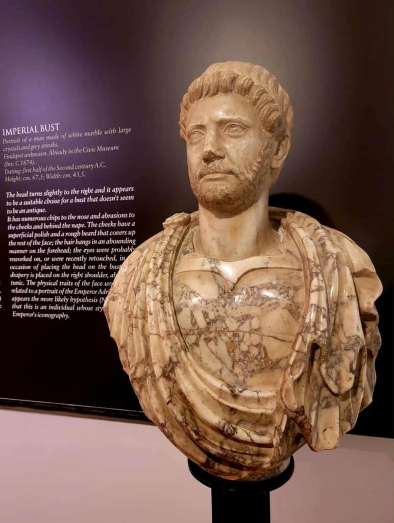 Imperial bust at the Agrigento Archaeological Museum