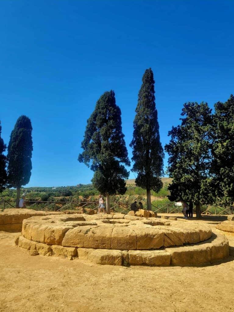 Ruins of Temple of Castor and Pollux in the Valley of the Temples