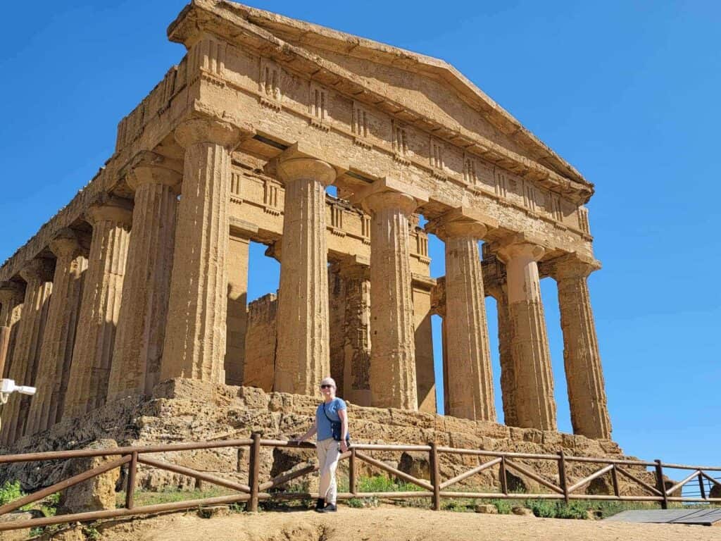 The Temple of Juno at the Valley of the Temples in Western Sicily
