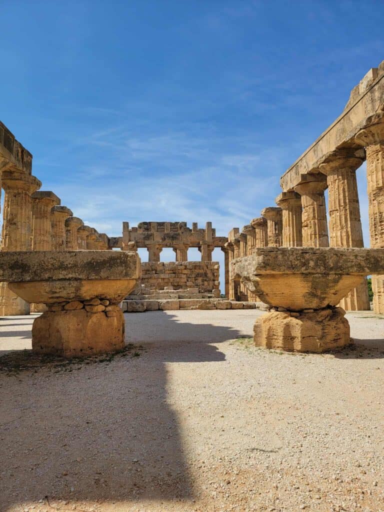 The Temple of Hera at Selinunte Archaeological Park in Sicily
