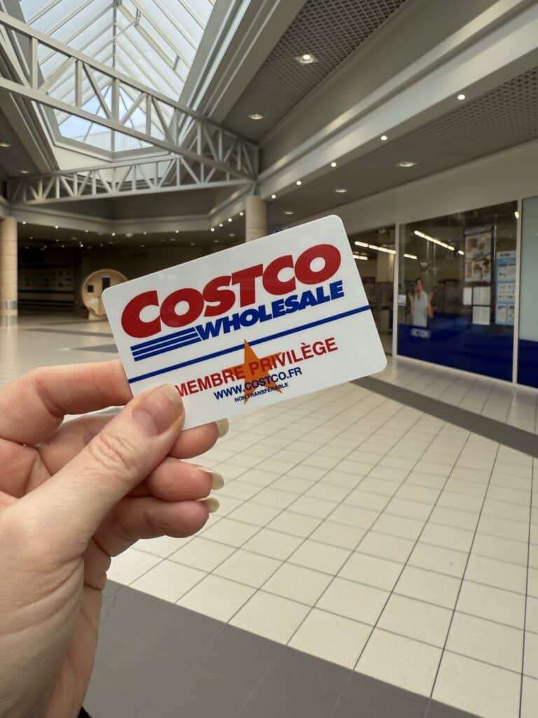 French Costco membership card