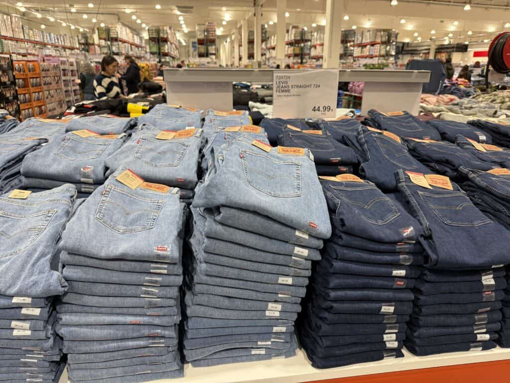 Jeans at Costco in Mulhouse