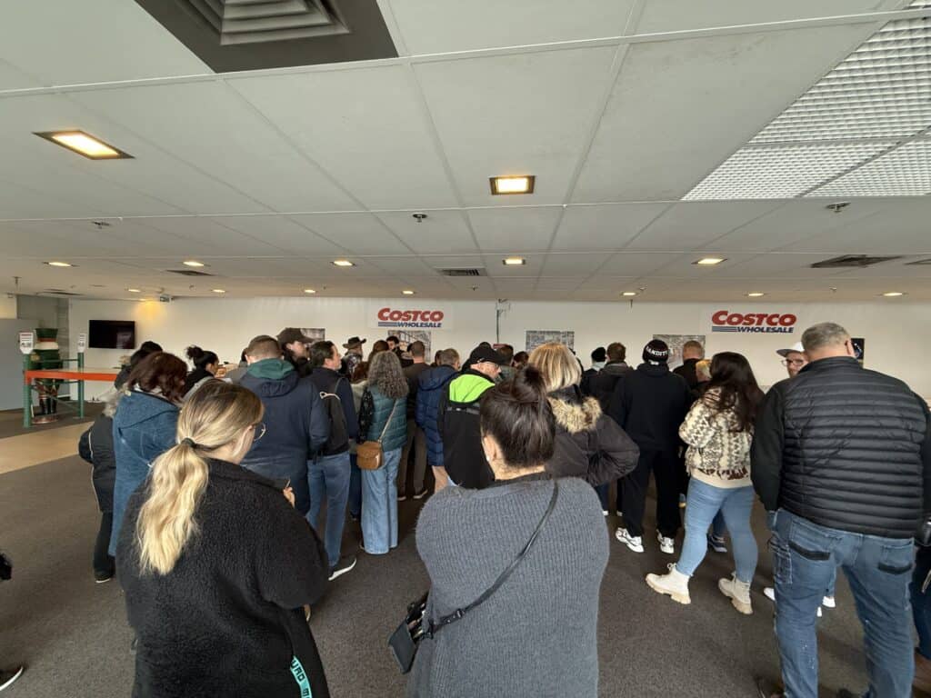 Registration for membership at Costco in Mulhouse