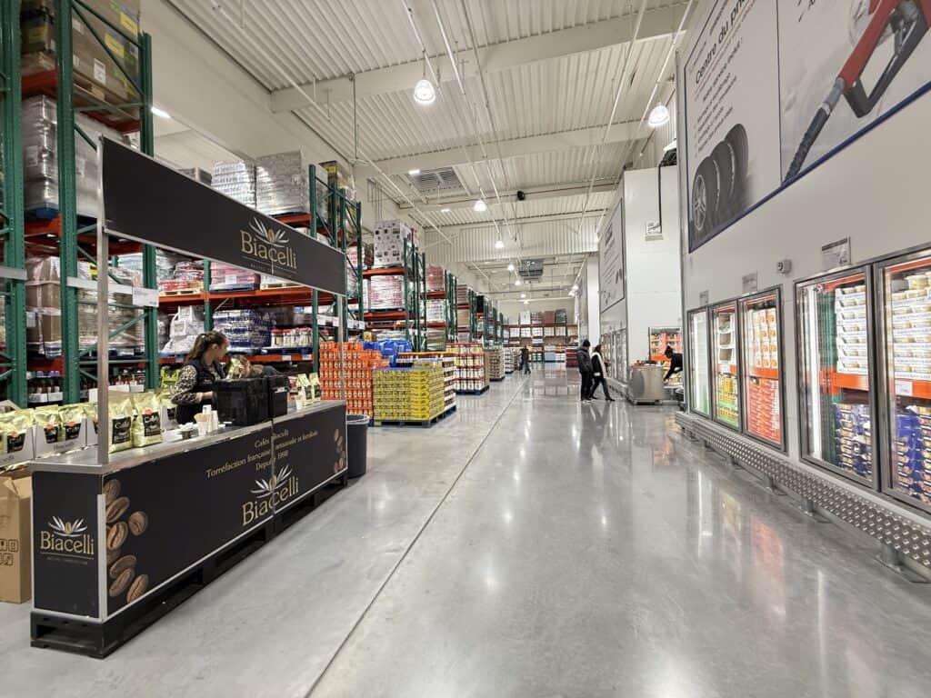 Costco in Mulhouse interior