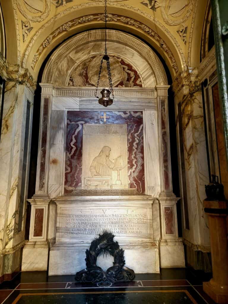 Dante's tomb in Ravenna Italy