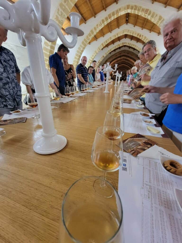A wine tasting at Florio Winery in Marsala in Western Sicily