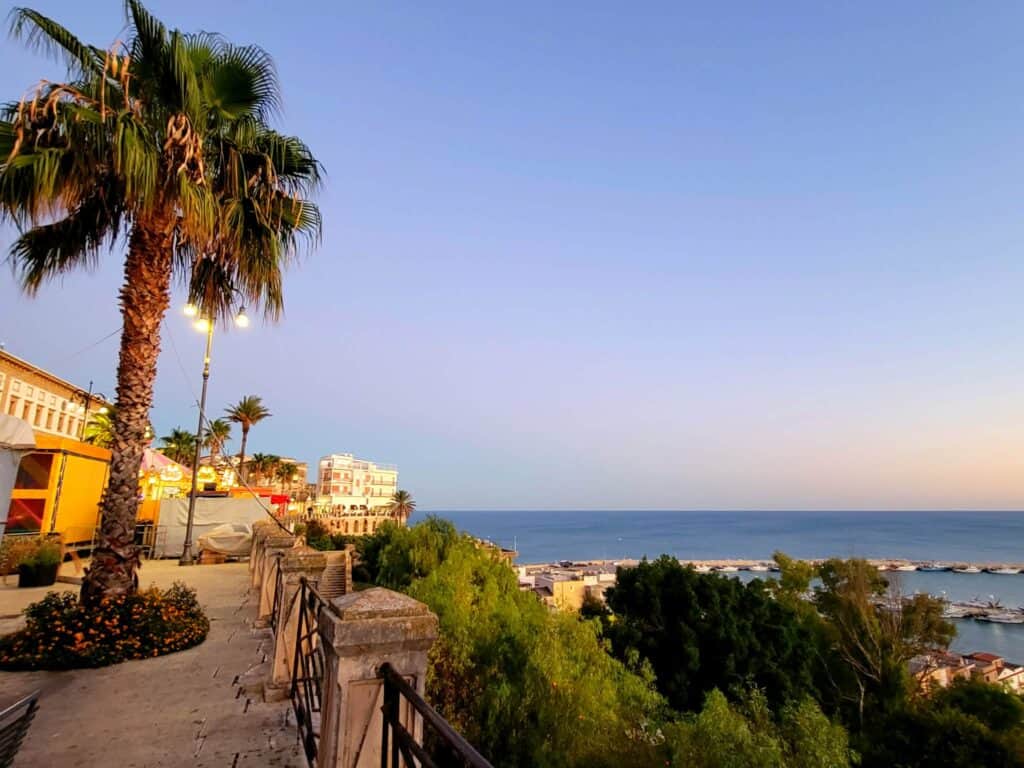 A view from Sciacca in Western Sicily