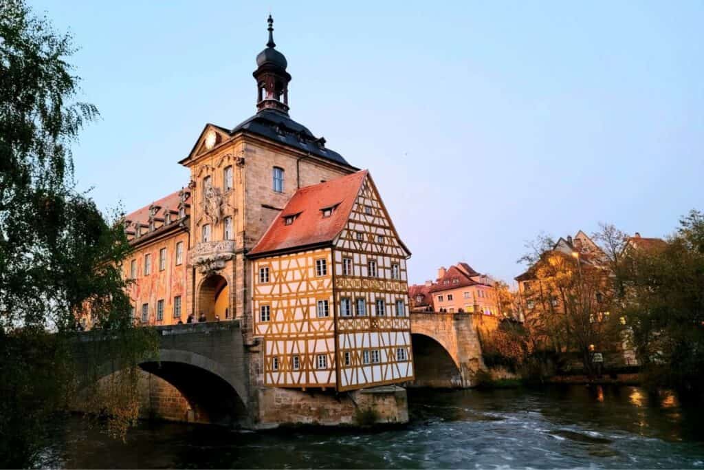 The town hall in Bamberg Germany