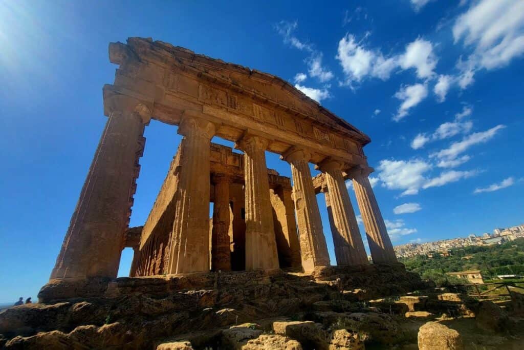 Temple in Agrigento Italy