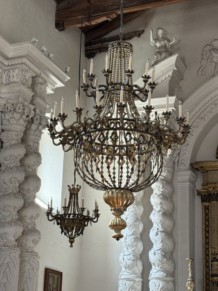 Church of Santa Caterina chandelier