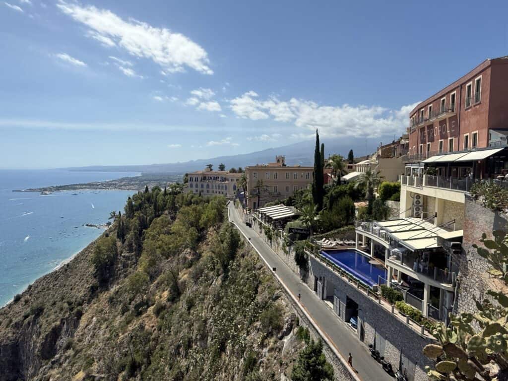 Excelsior Palace pool in Taormina