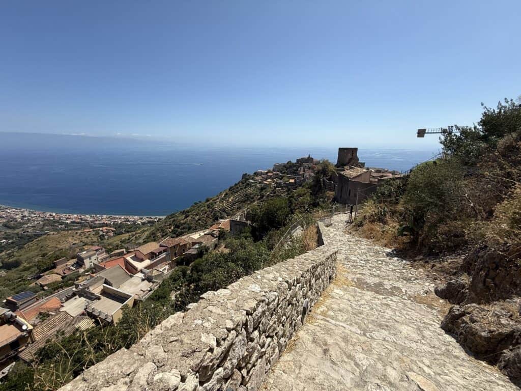 Norman Castle view Forza d'agro