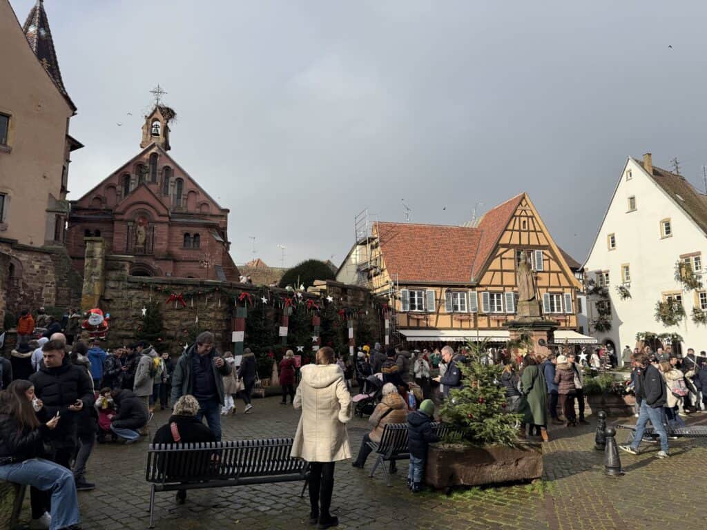 Eguisheim Christmas Market 2026: The Most Beautiful Village in Alsace Delivers 2 The central square of Eguisheim France