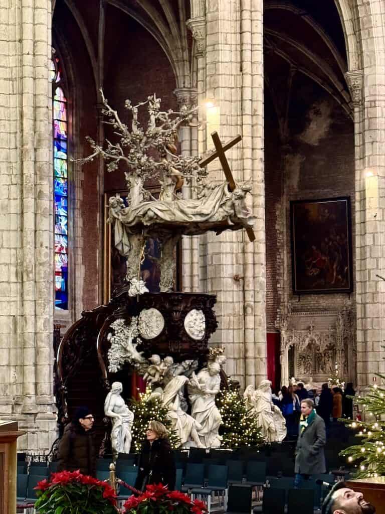 Ghent Christmas Market 2026: Belgium's Best Kept Secret 5 Ghent cathedral pulpit