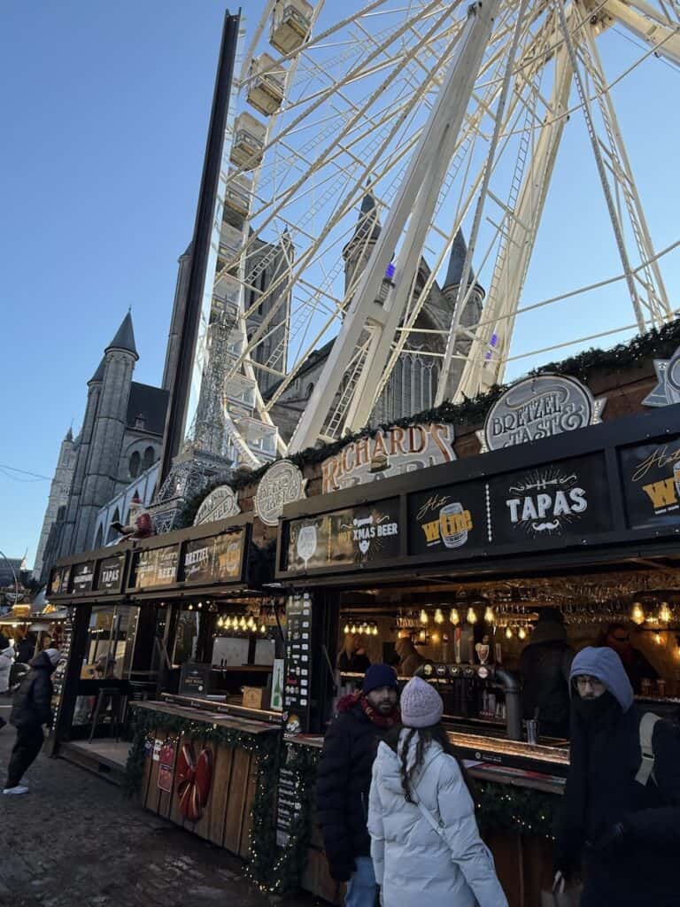 Ghent Christmas Market 2026: Belgium's Best Kept Secret 15 Ferris wheel, cathedral, and tapas at the Ghent Christmas market