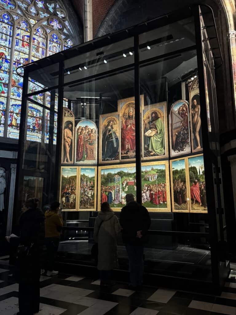 Ghent Christmas Market 2026: Belgium's Best Kept Secret 8 The Ghent altarpiece by the van Eyck brothers,