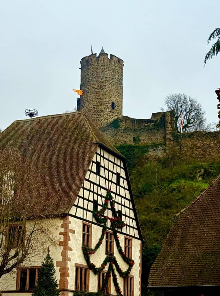 Kaysersberg Christmas Market 2026: Alsace's Most Underrated Hidden Gem 13 The castle overlooking Kaysersberg