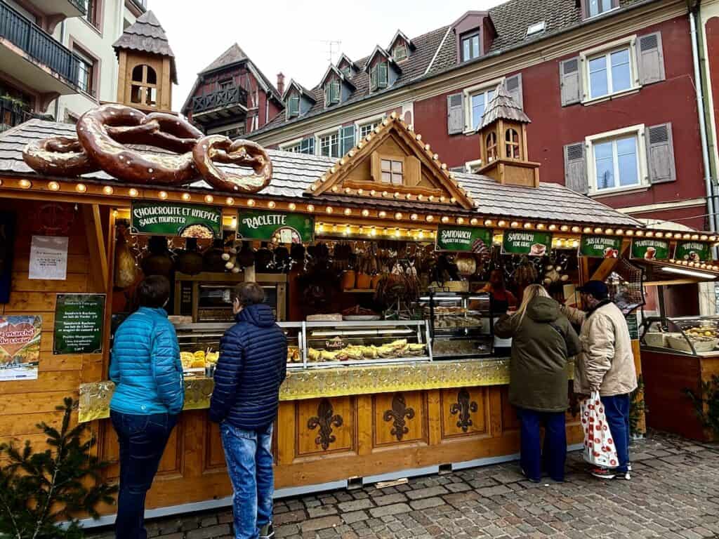 Mulhouse Christmas Market 2026: The Most Elegant Surprise in Alsace 5 Food stall at the Mulhouse Christmas market