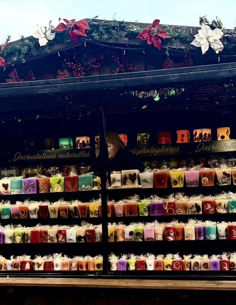 Riquewihr Christmas Market 2026: The Most Medieval Market in Alsace 7 Poured candles at the Riquewihr Christmas market