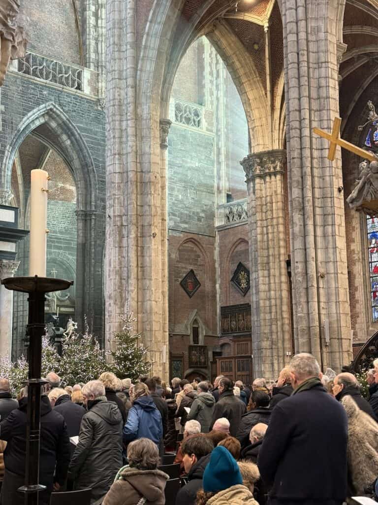 Ghent Christmas Market 2026: Belgium's Best Kept Secret 6 Service at St. Bavo's in Ghent