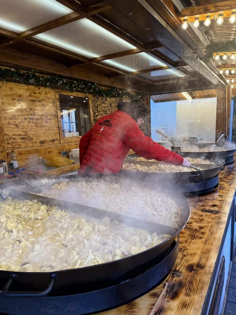 Ghent Christmas Market 2026: Belgium's Best Kept Secret 17 Huge vats of tartiflette at the Ghent Christmas market