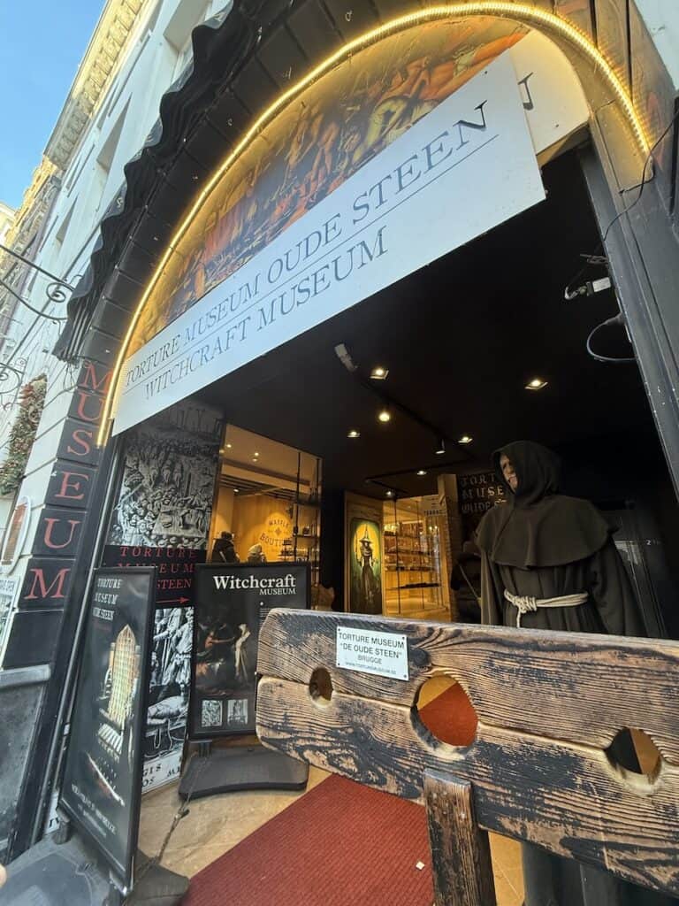 Bruges Christmas Market 2026: Winter Glow, Waffles & an Actual Michelangelo 12 The Torture and Witchcraft Museums in Bruges Belgium