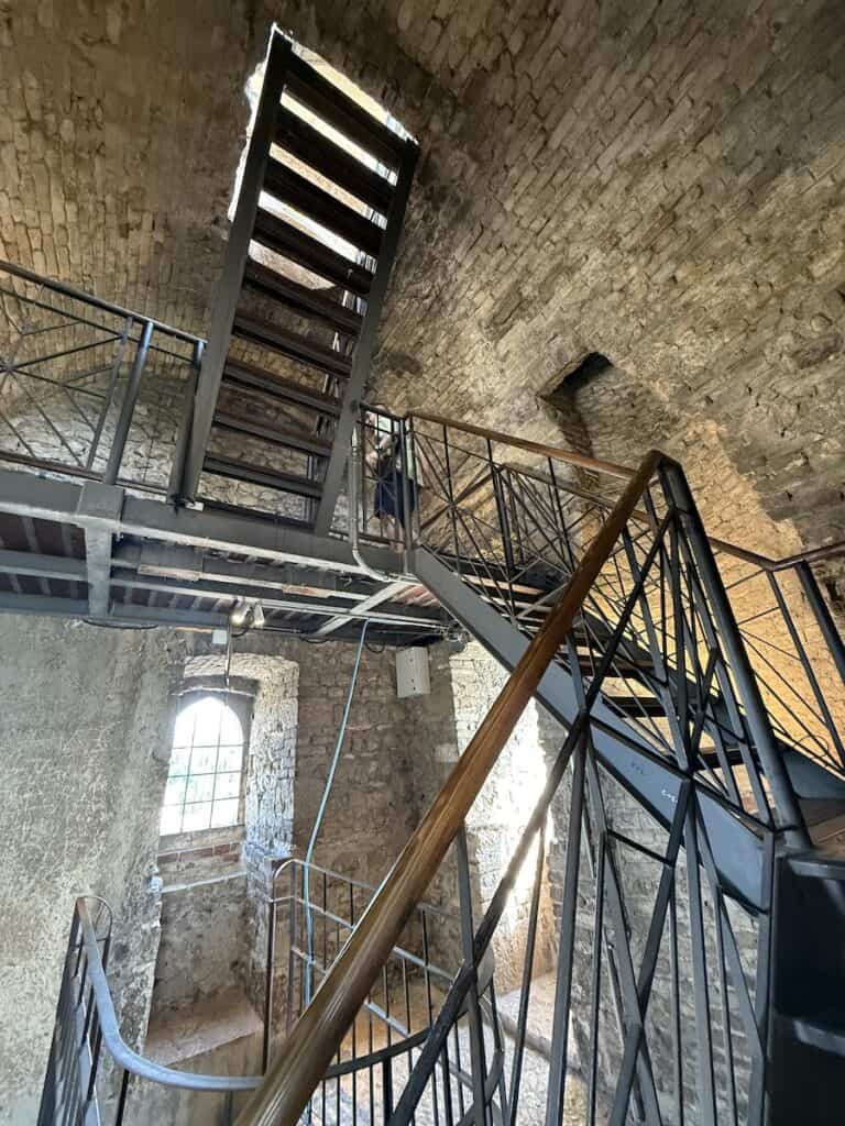 Lake Garda from Verona: Why Sirmione is the Best Day Trip 5 Stairs in Rocca Scaligera