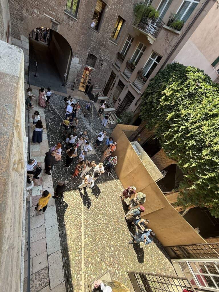 Juliet's Balcony in Verona: New Entrance, New Fee, Still Worth It in 2026? 15 The view from Juliet's balcony in Verona