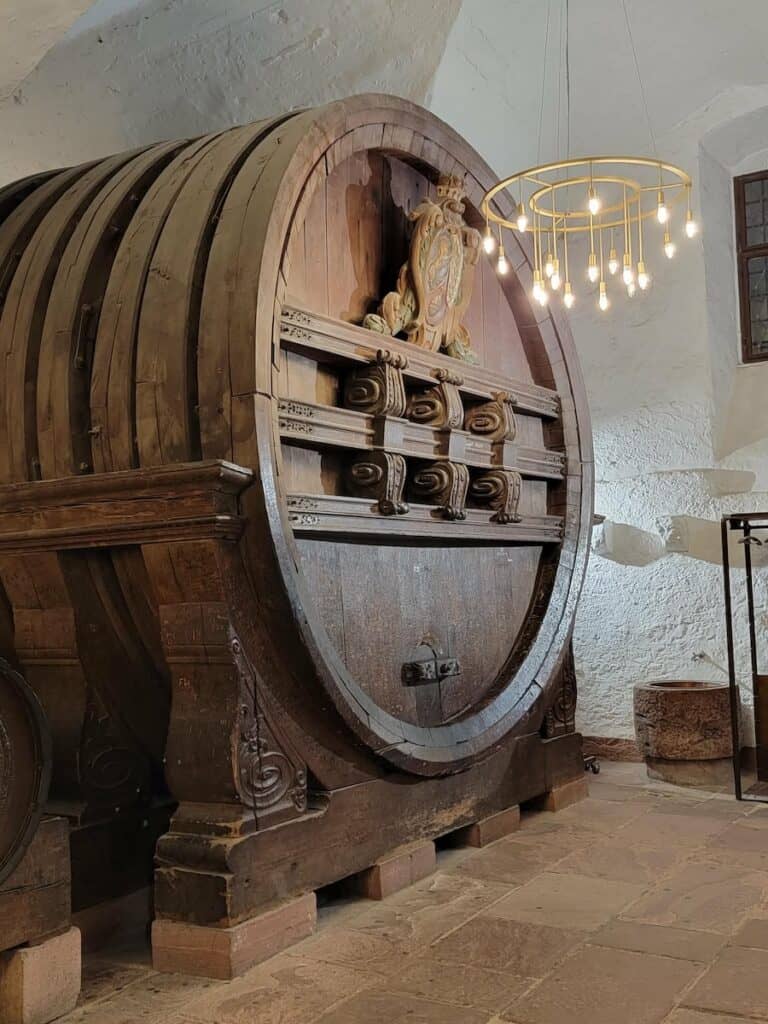 Heidelberg Castle Parking and Tickets: What to Know Before You Go 10 A wine barrel at Heidelberg Castle