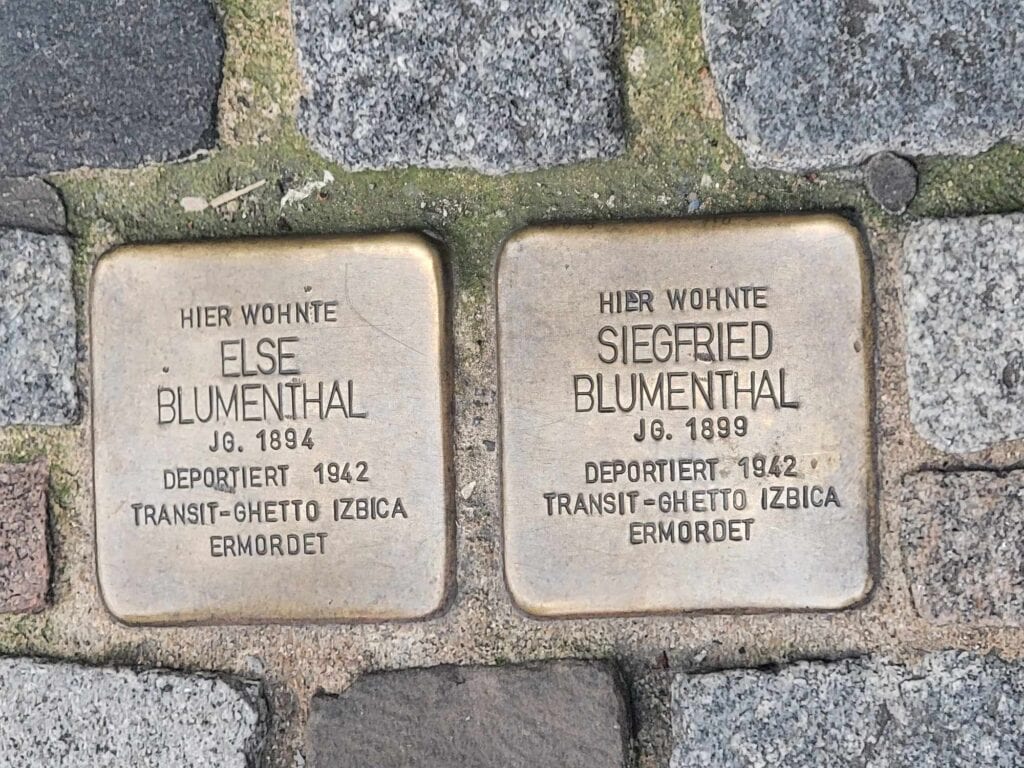 Is Nuremberg Worth Visiting? My Answer in 2026 11 Stolpersteine memorializing Else and Siegfried Blumenthal in Nuremberg