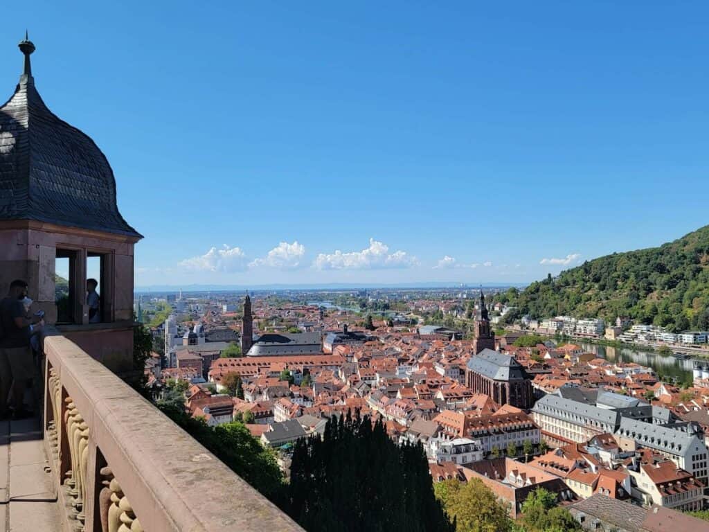 Heidelberg Castle Parking and Tickets: What to Know Before You Go 9 The view from the terrace at Heidelberg Castle