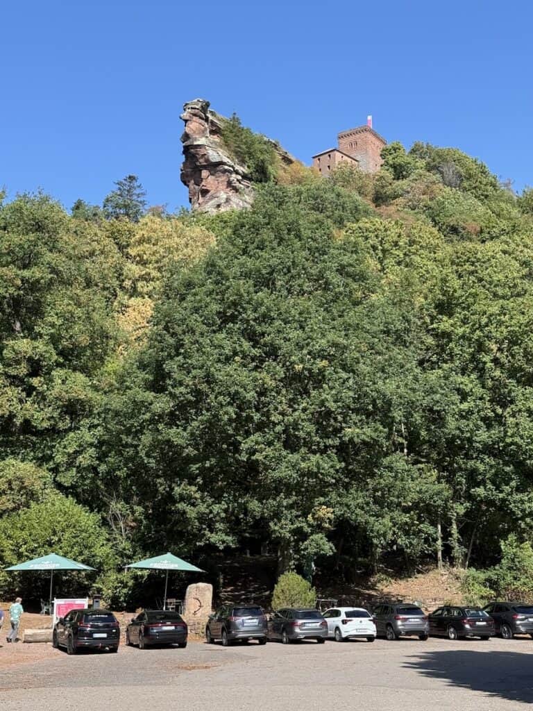 Burg Trifels: Is it Worth the Climb? 3 Burg Trifels from the parking lot