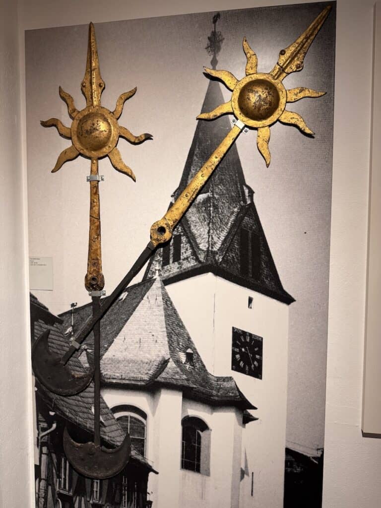 Idstein Germany: How to See This Fairytale Town in One Day 13 Old medieval clock hands in Idstein Germany