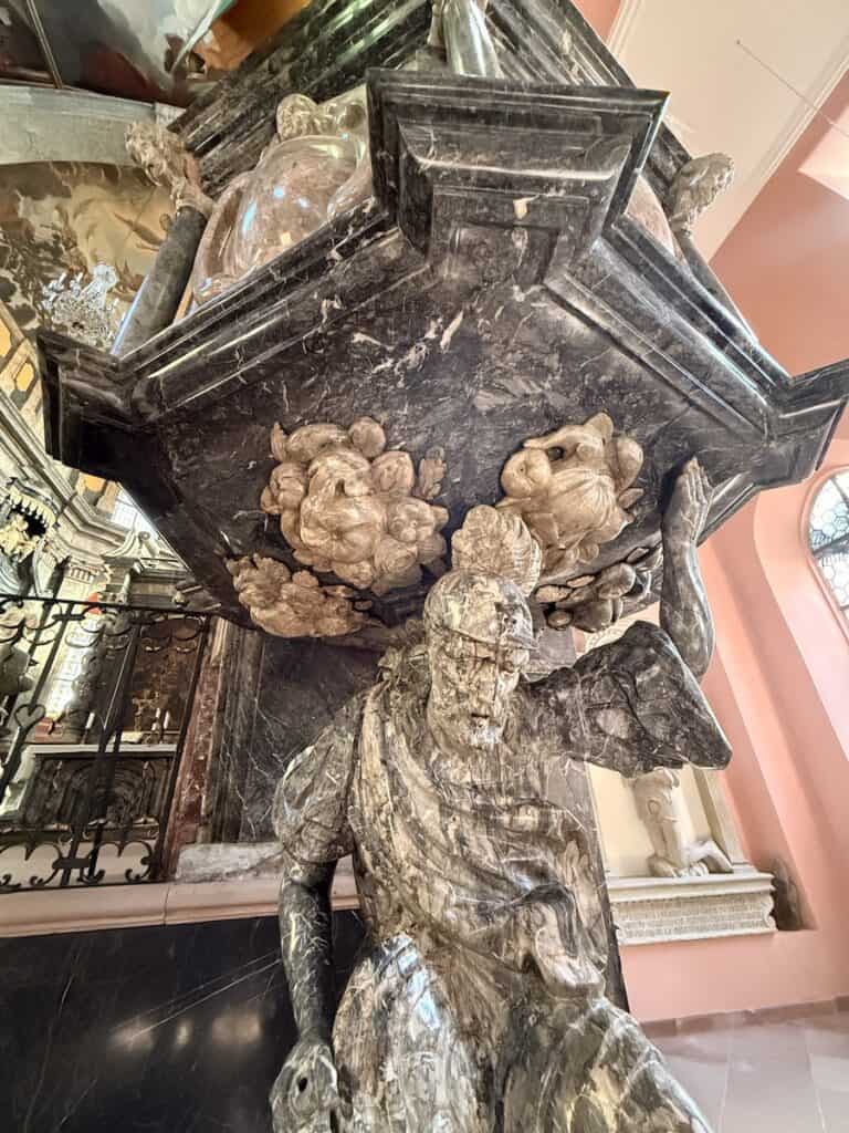 Idstein Germany: How to See This Fairytale Town in One Day 17 Marble Samson in Unionskirche in Idstein Germany