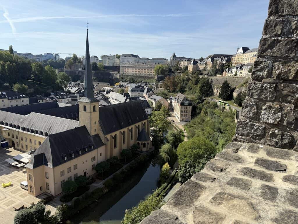 Bock Casemates: Luxembourg's Undefeated Fortress Tunnels 2 view from bock casemates